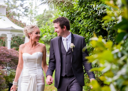 Bridal photography at Nathania Springs, by Millgrove Photography, Melbourne
