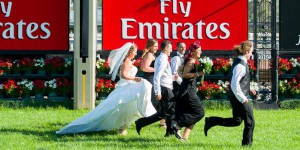 Emily and David, Flemington Racecourse Wedding