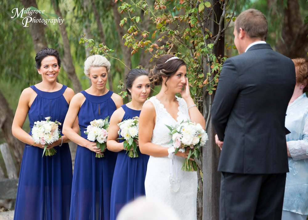 A wedding ceremony at Inglewood Estate