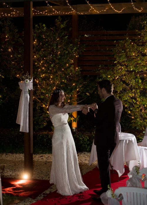 Fairy lights - at Ballara Estate, Eltham
