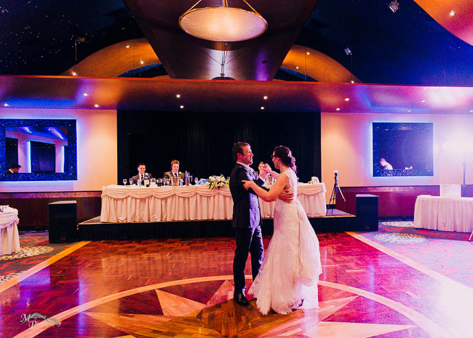 First dance at the Taylors Lakes Hotel