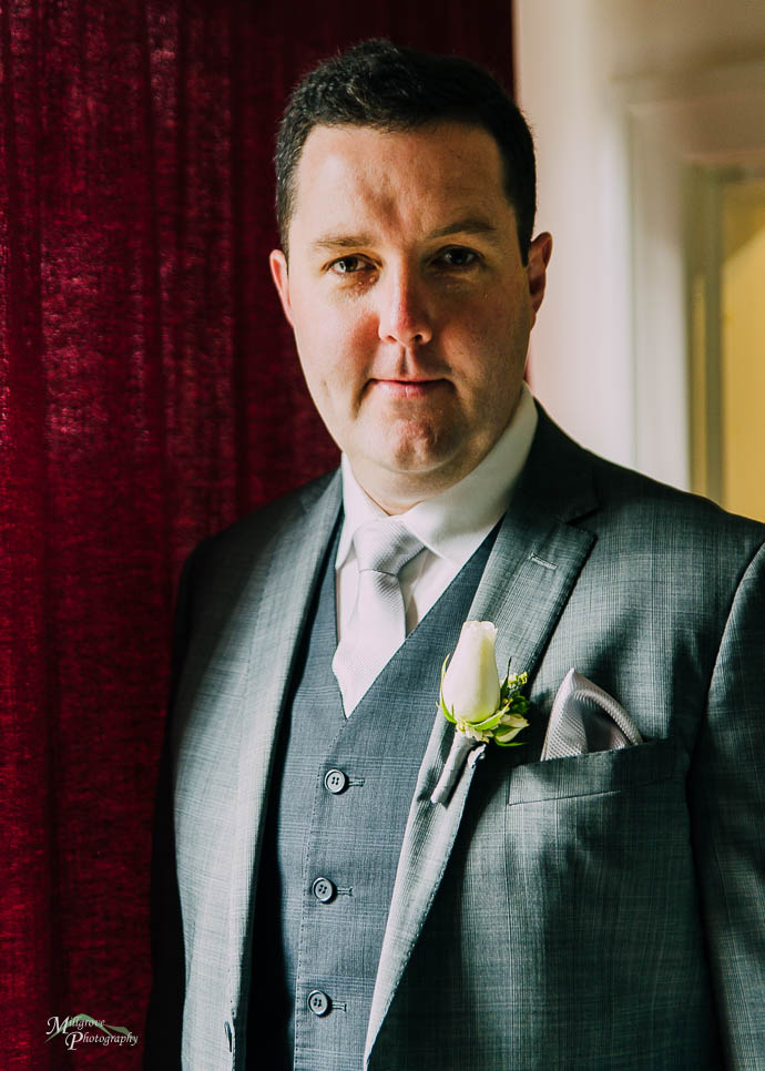 Portrait of groom