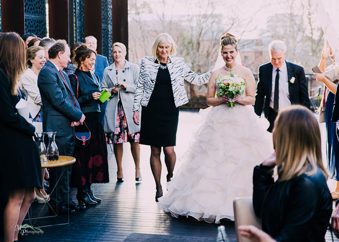 Wedding ceremony on The Deck, Circa - The Prince