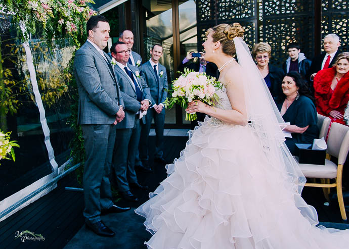 Wedding ceremony on The Deck, Circa - The Prince