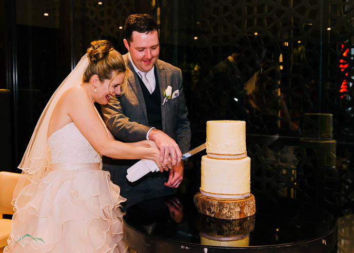 Cutting the cake at The Deck, Circa - The Prince