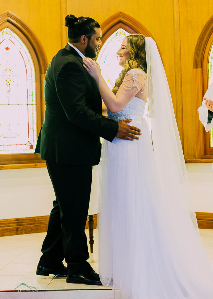 Wedding reception in the chapel at Ballara Receptions