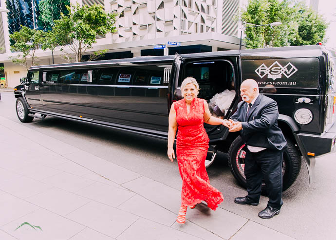 Hummer arriving at All Smiles Melbourne Waterfront