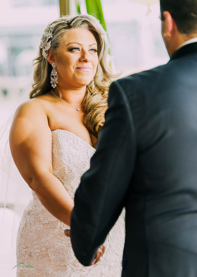 Wedding ceremony at All Smiles Melbourne Waterfront