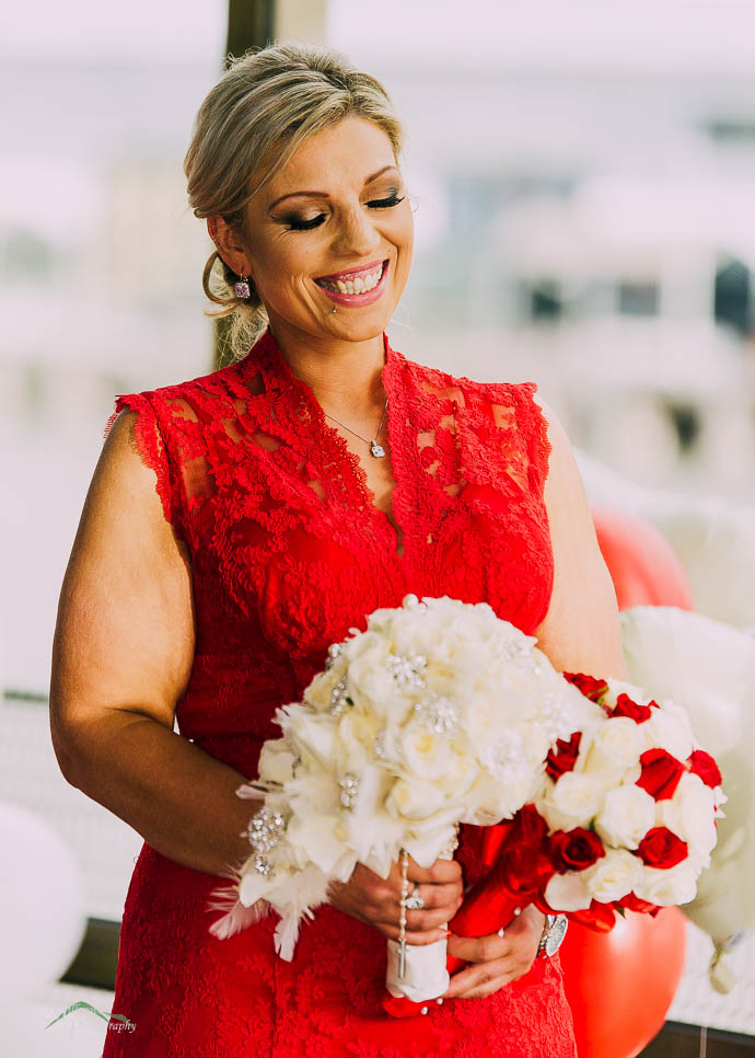 Wedding ceremony at All Smiles Melbourne Waterfront