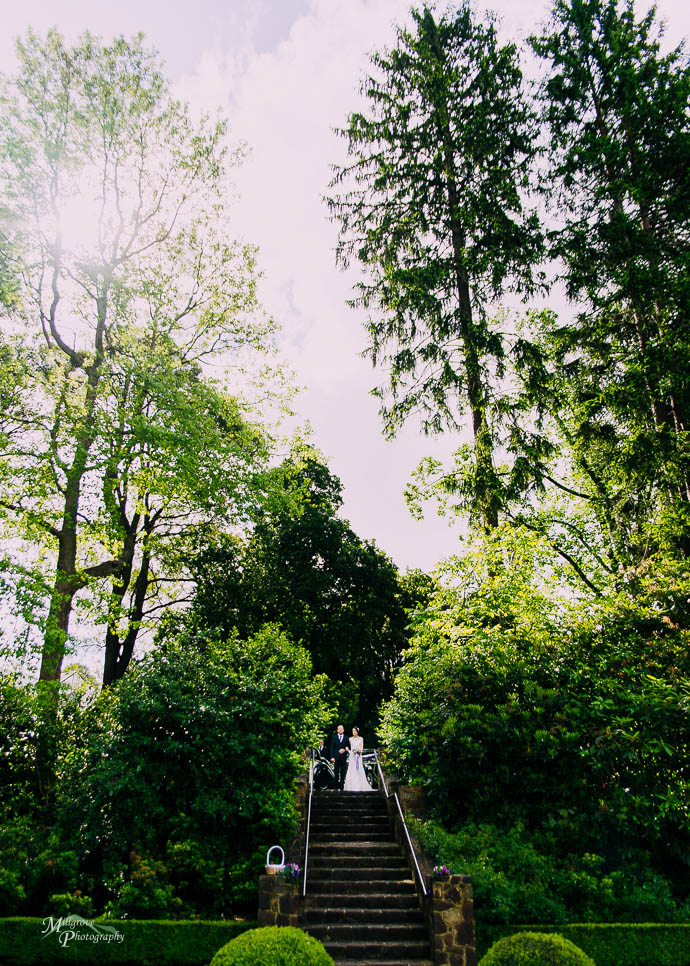 Bride and father at Marybrooke Manor, Sherbrooke wedding