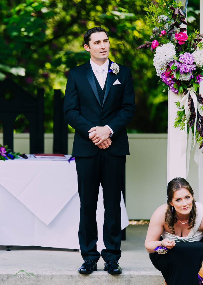 Groom seeing Bride for the first time