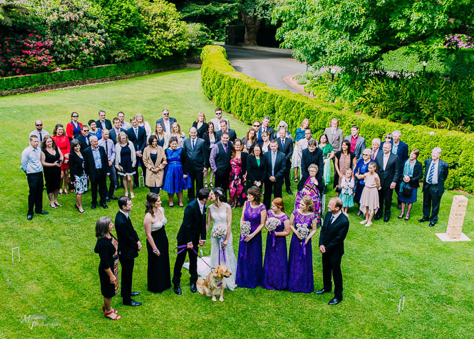 Group shot on the lawn at Marybrooke Manor, Sherbrooke