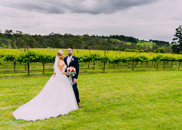 Bridal portrait at Wild Cattle Creek Winery