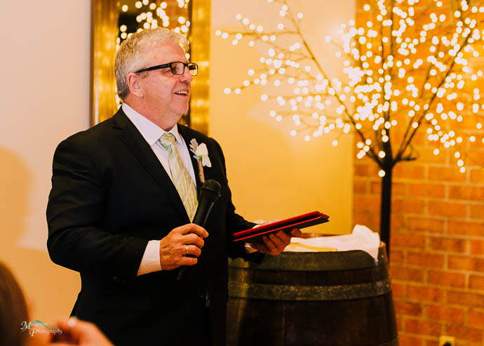 Candid moments during speeches at Wild Cattle Creek Winery