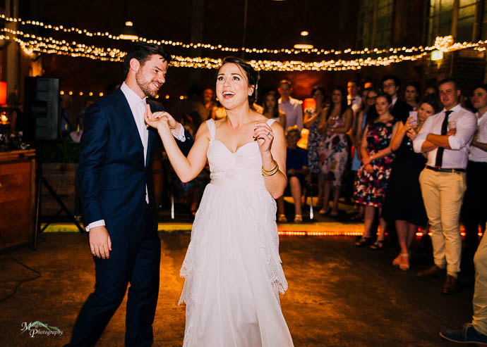 Mountain Goat Brewery wedding reception