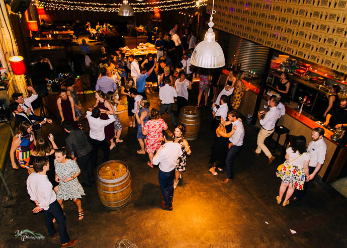 Mountain Goat Brewery wedding reception