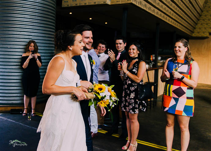Mountain Goat Brewery wedding reception