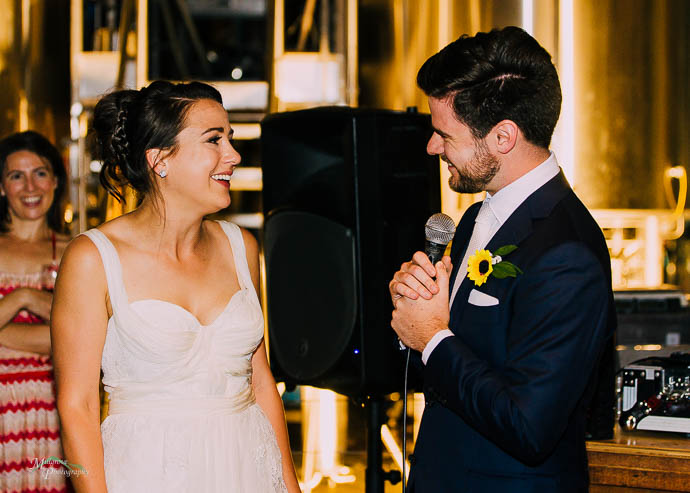 Mountain Goat Brewery wedding reception