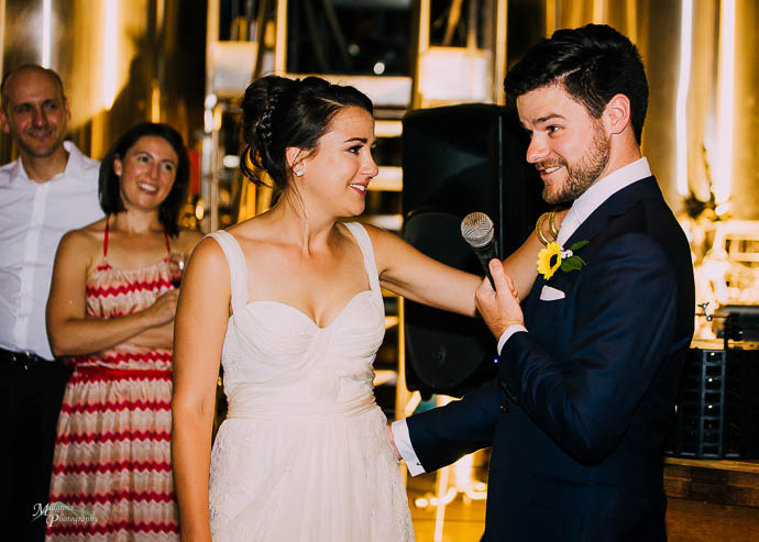 Mountain Goat Brewery wedding reception