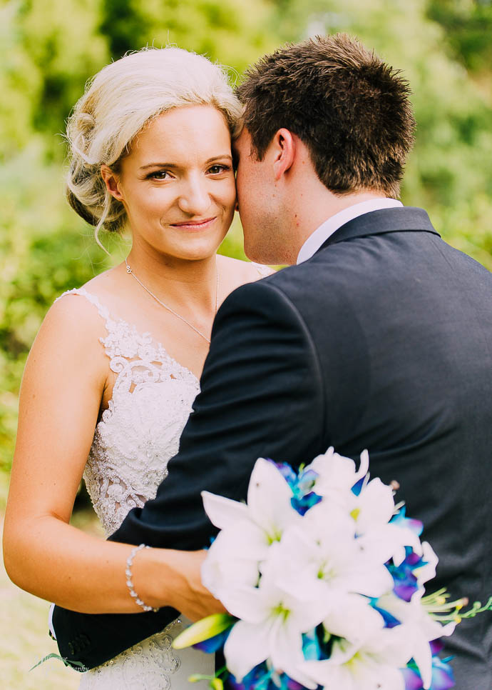 Bridal photographer of a bride and groom at a Riverstone Estate Wedding