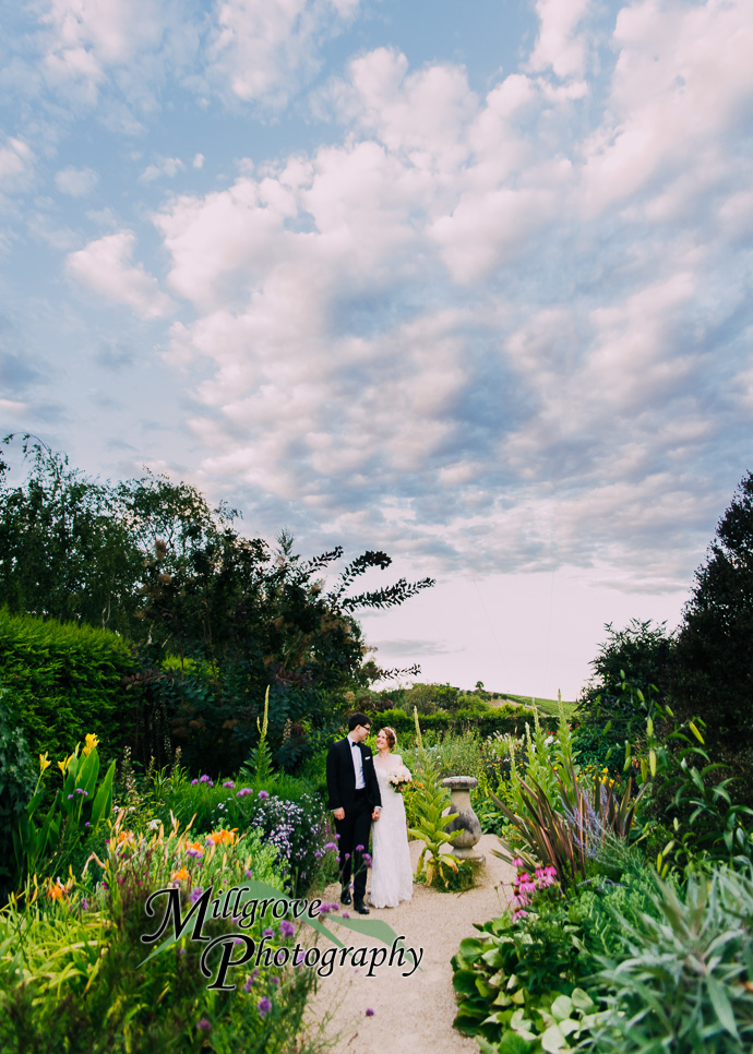 Guests celebrating at a wedding reception