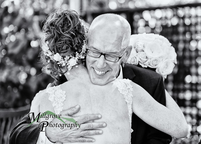 A wedding ceremony at Alowyn Gardens