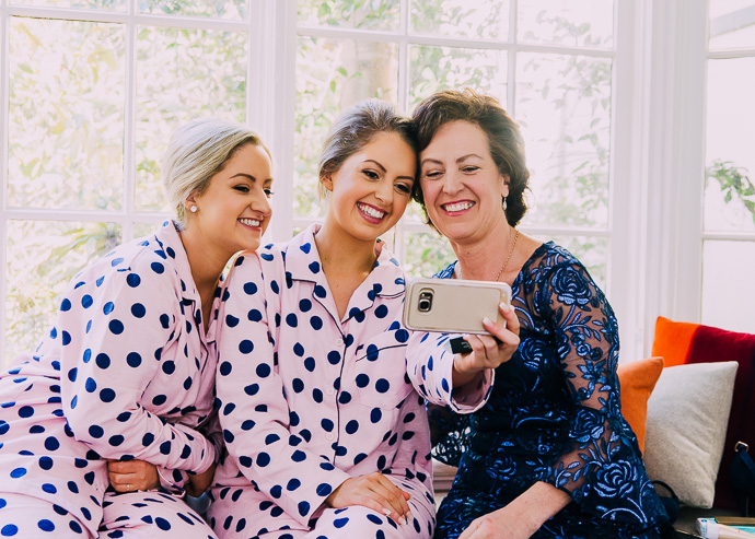 3 women smiling