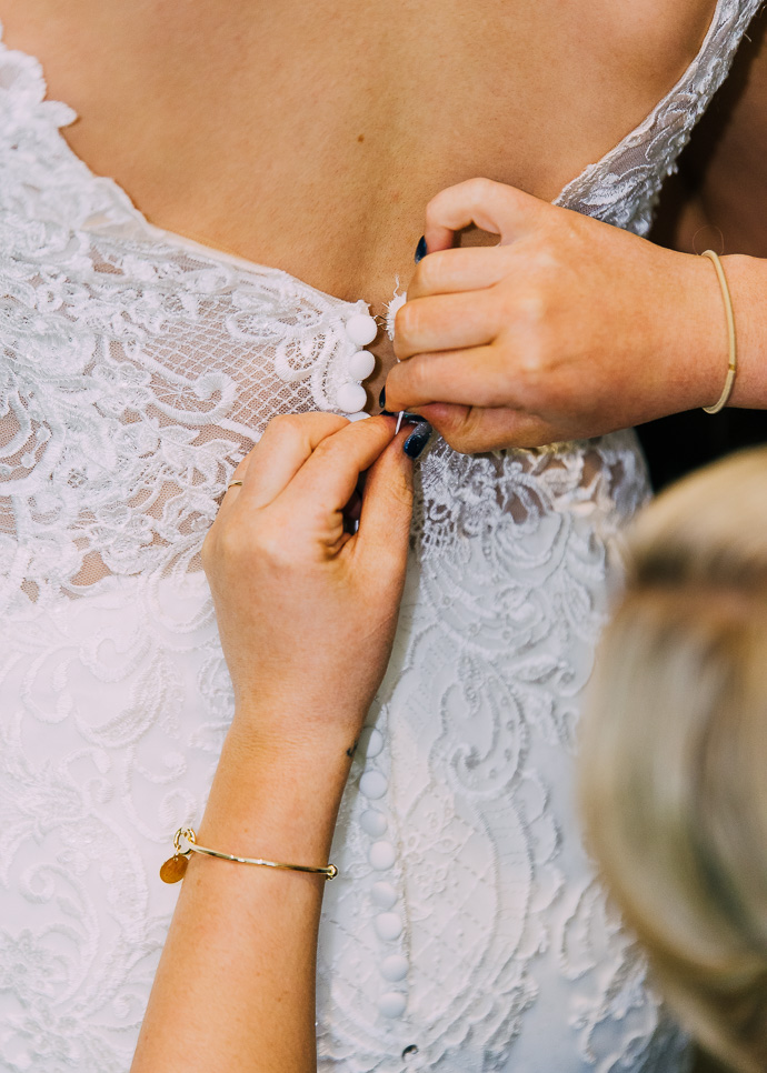 Hands showing engagement ring