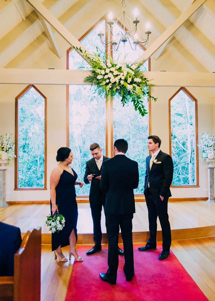 Wedding ceremony at Tatra Receptions