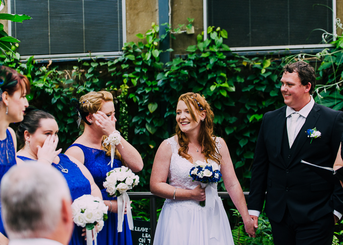 A Melbourne Zoo wedding in the butterfly house