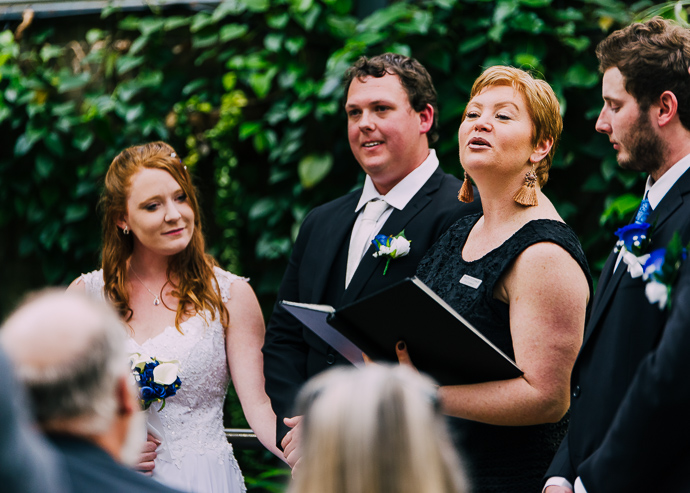 A Melbourne Zoo wedding in the butterfly house
