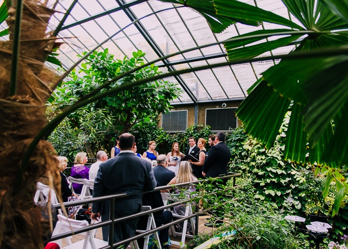 A Melbourne Zoo wedding in the butterfly house