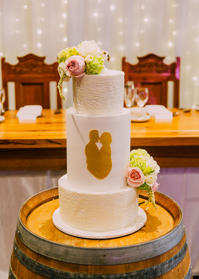 A wedding cake