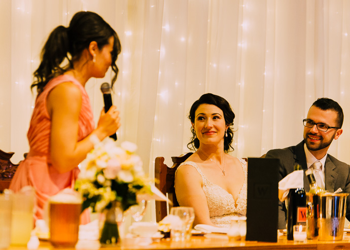 Guests dancing and enjoying a wedding reception