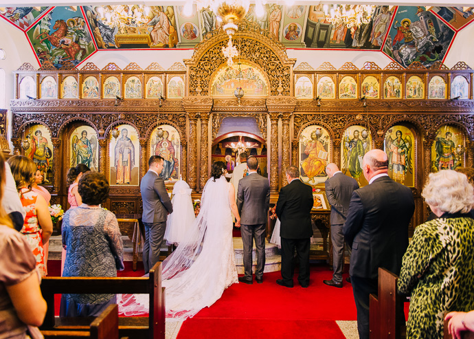 A Macedonian wedding ceremony