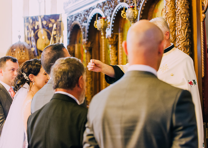 A Macedonian wedding ceremony