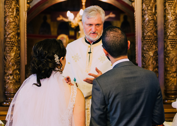 A Macedonian wedding ceremony