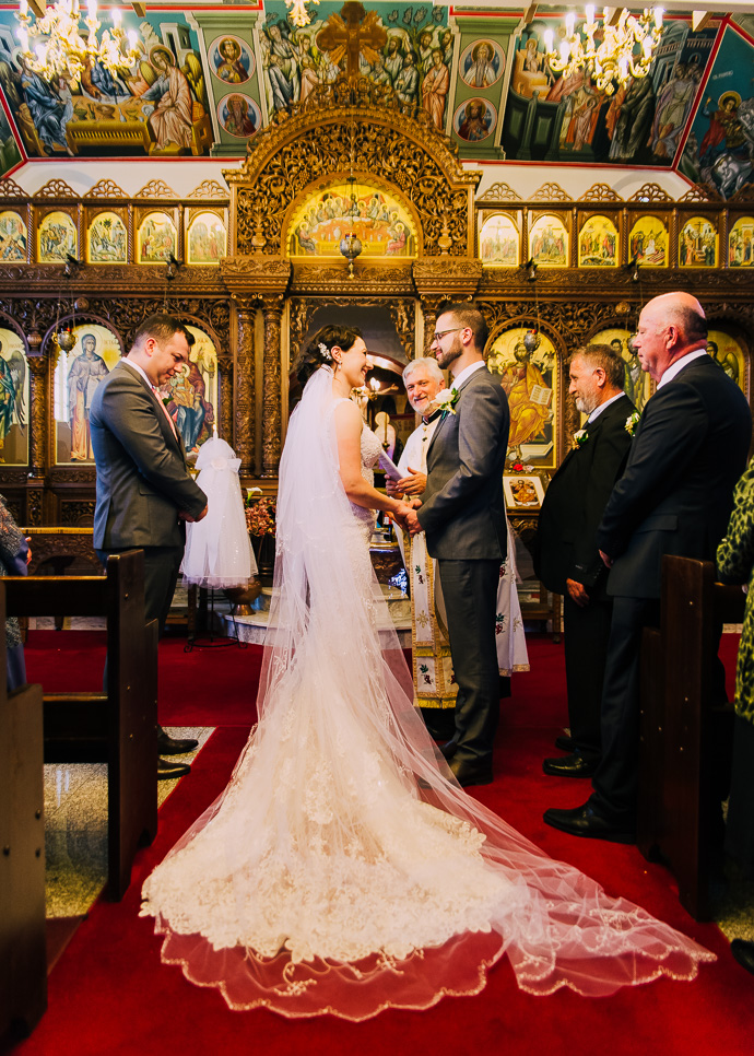 A Macedonian wedding ceremony
