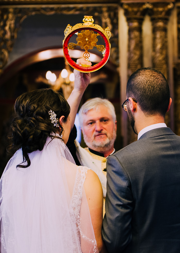 A Macedonian wedding ceremony