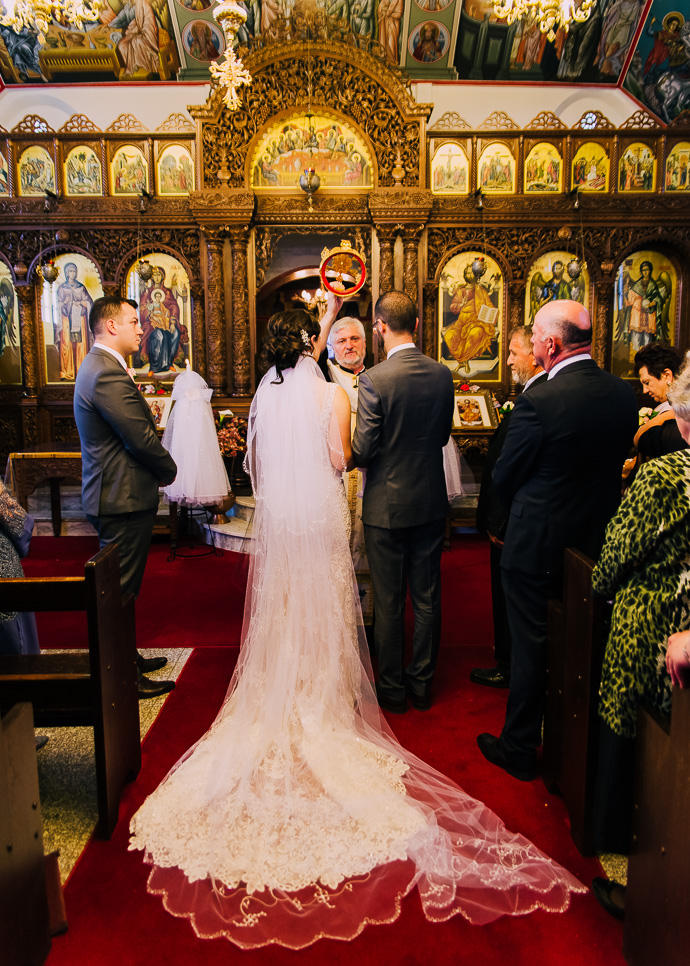 A Macedonian wedding ceremony