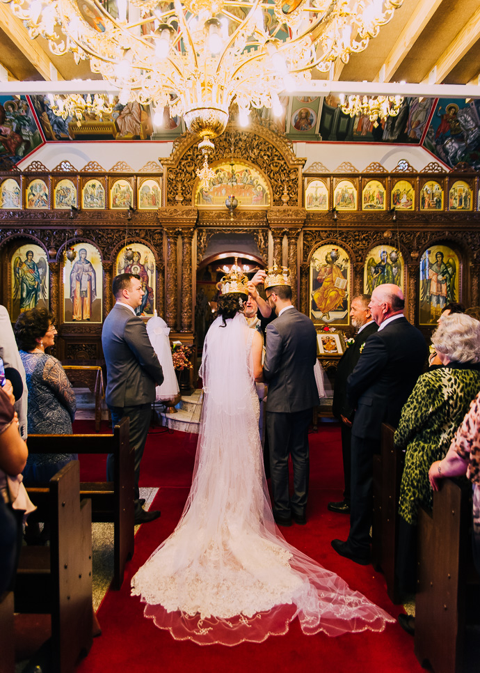 A Macedonian wedding ceremony