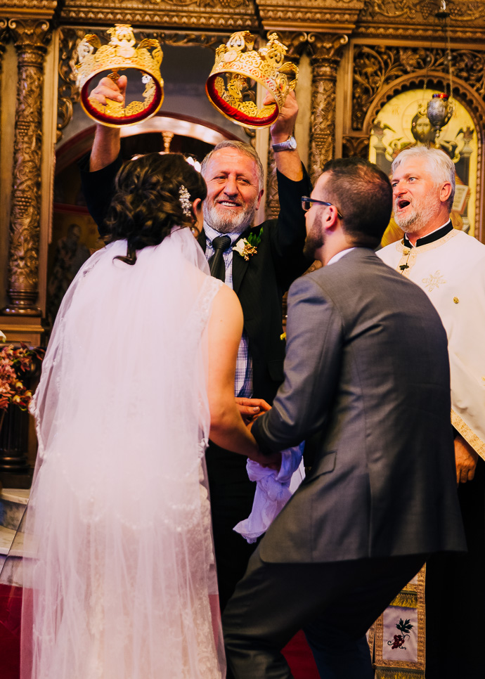 A Macedonian wedding ceremony