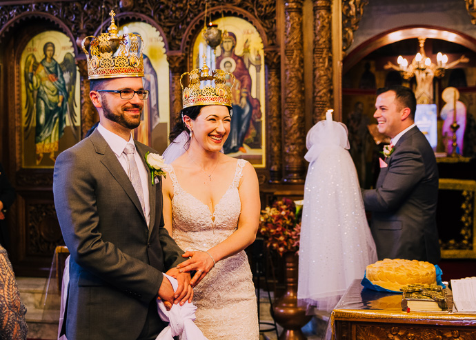 A Macedonian wedding ceremony