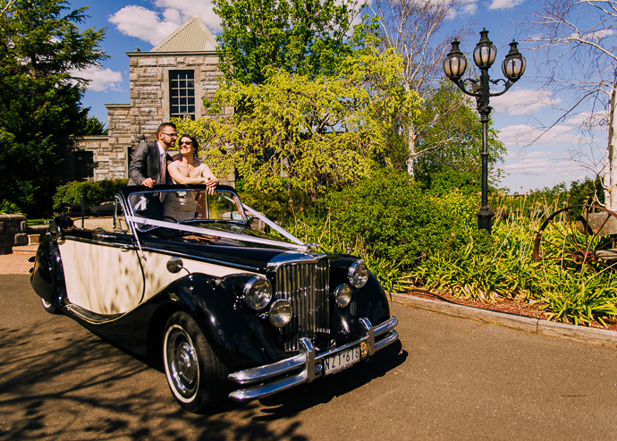 A car parked outside Witchmount Estate