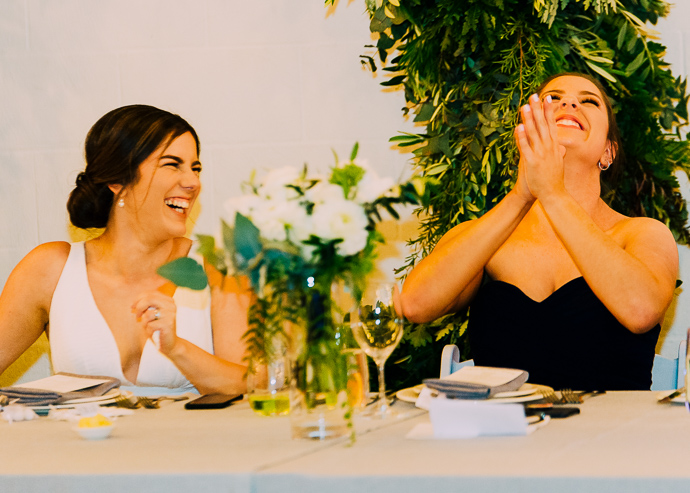 A Guest making a speech at a wedding