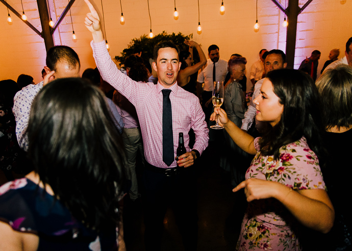 A man dancing