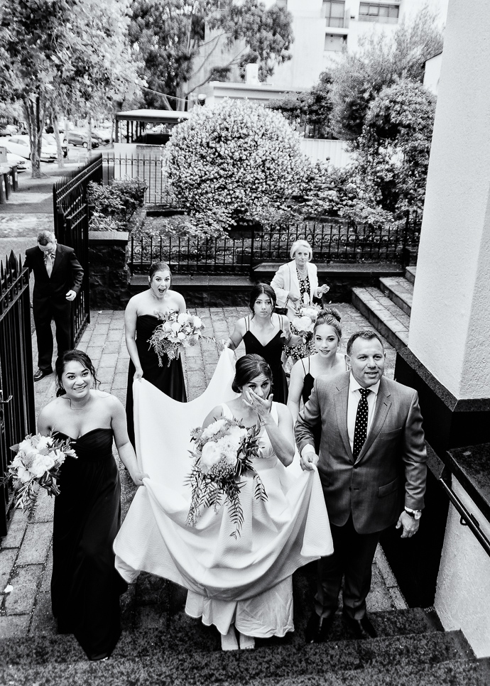 A Greek wedding ceremony inside St Eustathios in South Melbourne